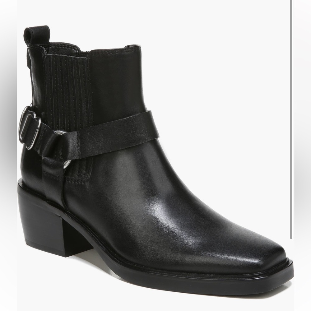 Sam Edelman Bellamie Ankle Boots - Black Leather